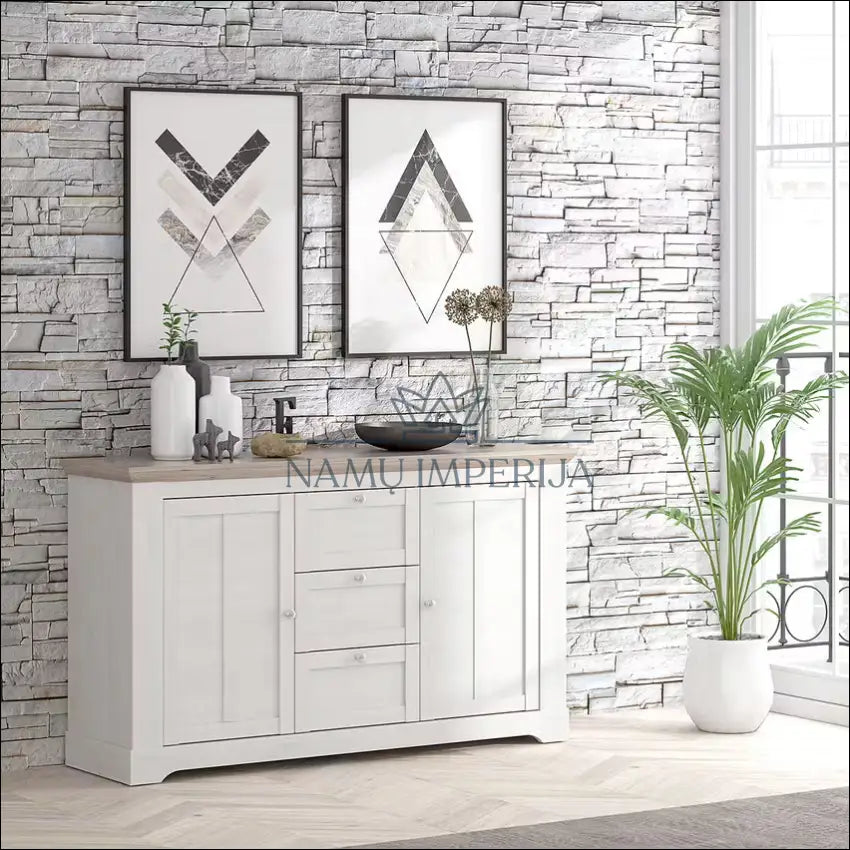Komoda SI1814 €250 Save 50% __label:Pristatymas 1 2 d.d., biuro baldai, color balta, ruda, komodos Virš €200 Bathroom