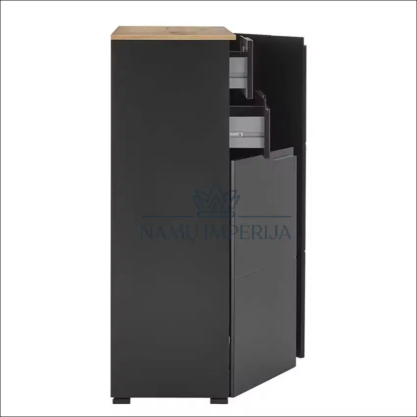 Komoda SI1815 €84 Save 70% 50 100, __label:Pristatymas 1 2 d.d., color juoda, ruda, material mdf €50 to €100 Dressers