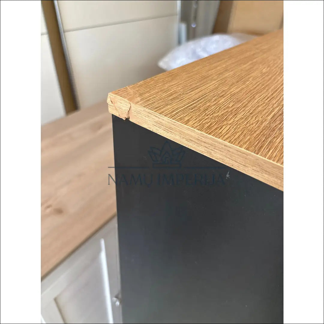 Komoda SI1815 €84 Save 70% 50 100, __label:Pristatymas 1 2 d.d., color juoda, ruda, material mdf €50 to €100 Dressers