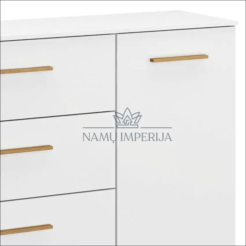 Komoda SI1816 €128 Save 60% 100 200, __label:Pristatymas 1 2 d.d., color balta, ruda, material mediena €100 to €200