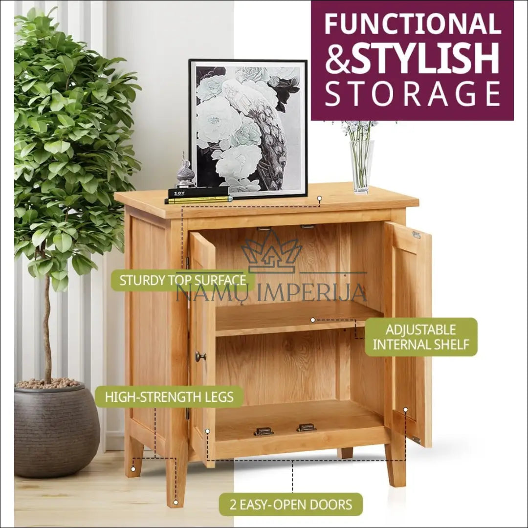 Komoda SI1860 - €140 Save 50% 100-200, __label:Pristatymas 1-2 d.d., color-ruda, komodos, material-mediena €100 to €200