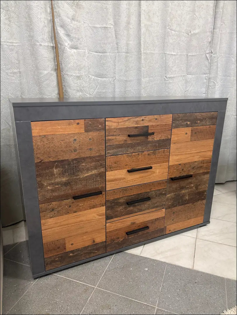 Komoda SI1892 - €160 Save 50% 100-200, __label:Pristatymas 1-2 d.d., color-pilka, color-ruda, komodos €100 to €200