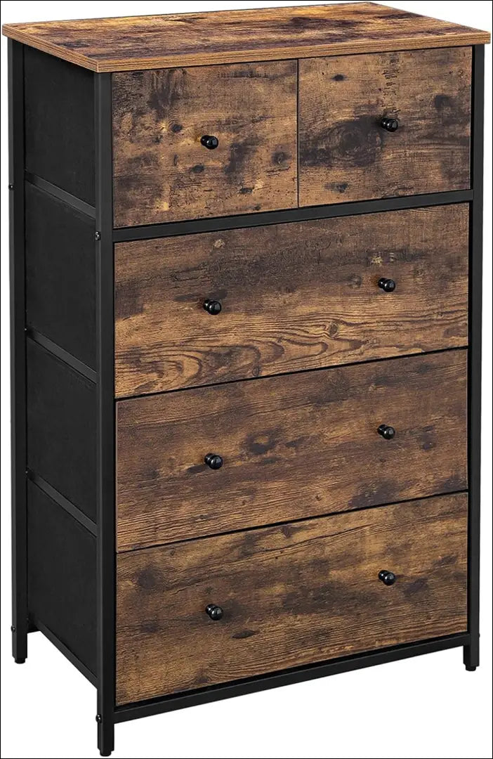 Komoda SI1970 - €135 Save 50% 100-200, __label:Pristatymas 1-2 d.d., color-juoda, color-ruda, komodos €100 to €200