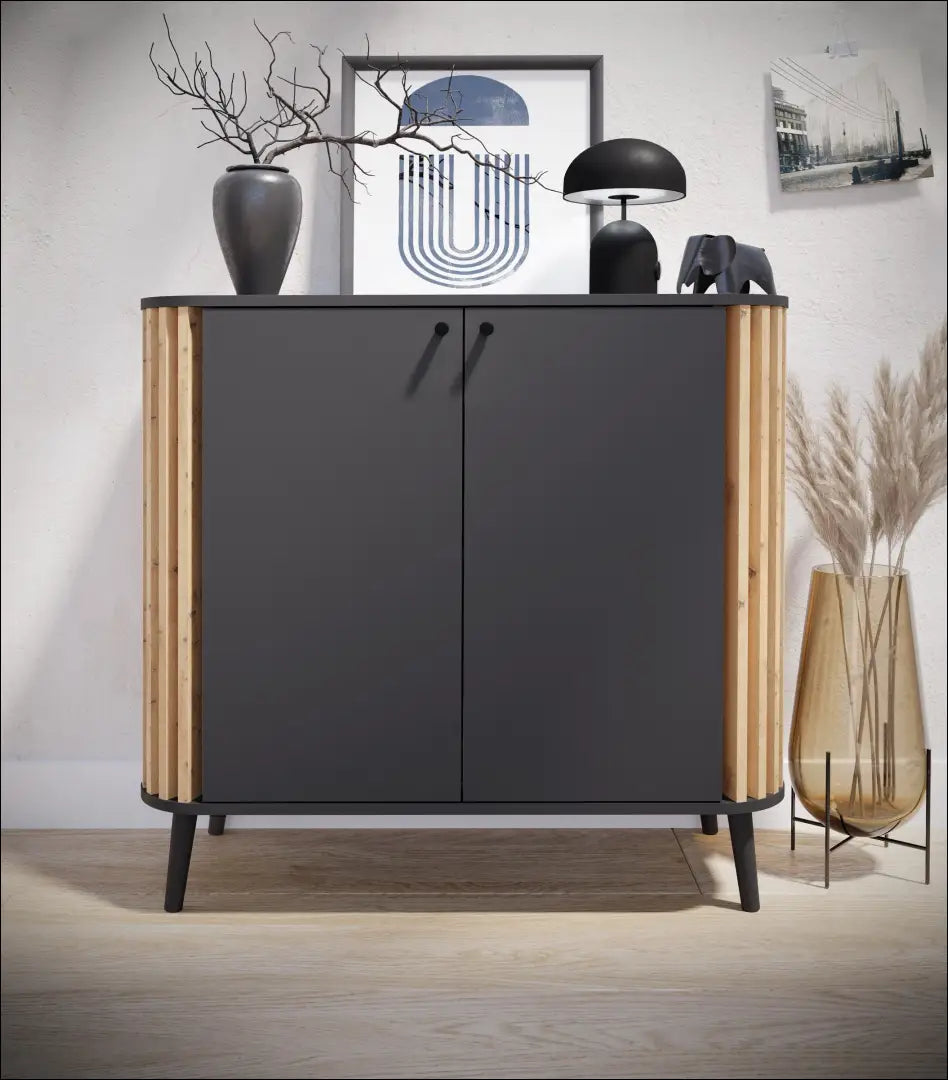 Komoda SI1991 - €145 Save 50% 100-200, __label:Pristatymas 1-2 d.d., color-pilka, color-ruda, komodos €100 to €200