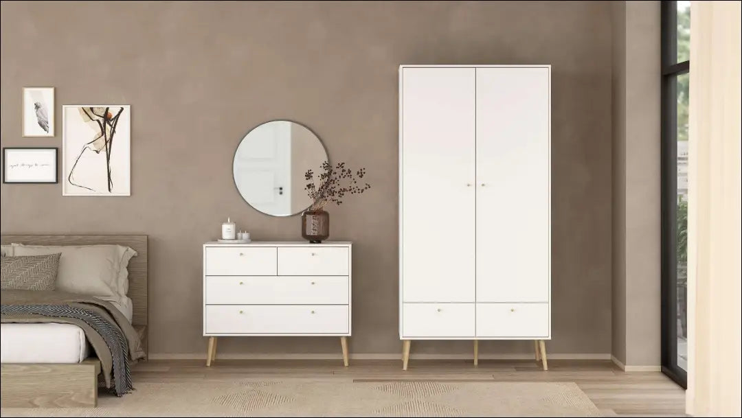 Komoda SI2021 - €90 Save 55% 50-100, __label:Pristatymas 1-2 d.d., color-balta, color-ruda, material-mediena €50