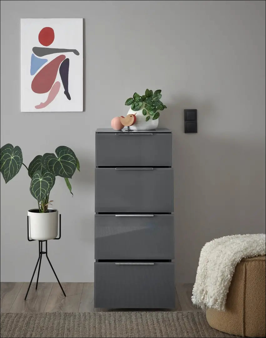 Komoda SI2025 - €115 Save 50% 100-200, __label:Pristatymas 1-2 d.d., color-pilka, komodos, material-mediena €100