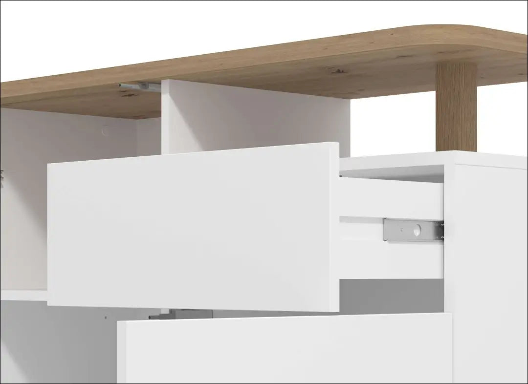 Komoda SI2028 - €105 Save 50% 100-200, __label:Pristatymas 1-2 d.d., color-balta, color-ruda, komodos €100 to €200