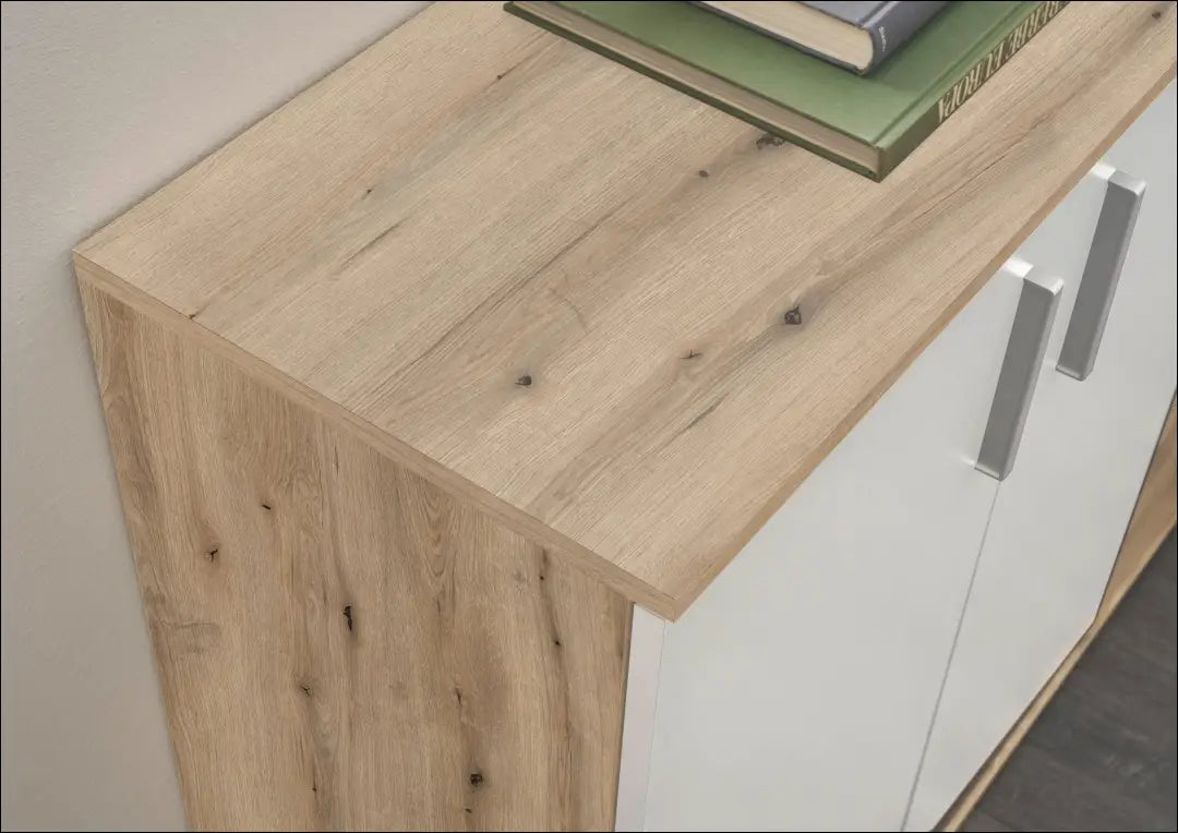 Komoda SI2049 - €84 Save 50% 50-100, __label:Pristatymas 1-2 d.d., color-balta, color-ruda, komodos €50 to €100