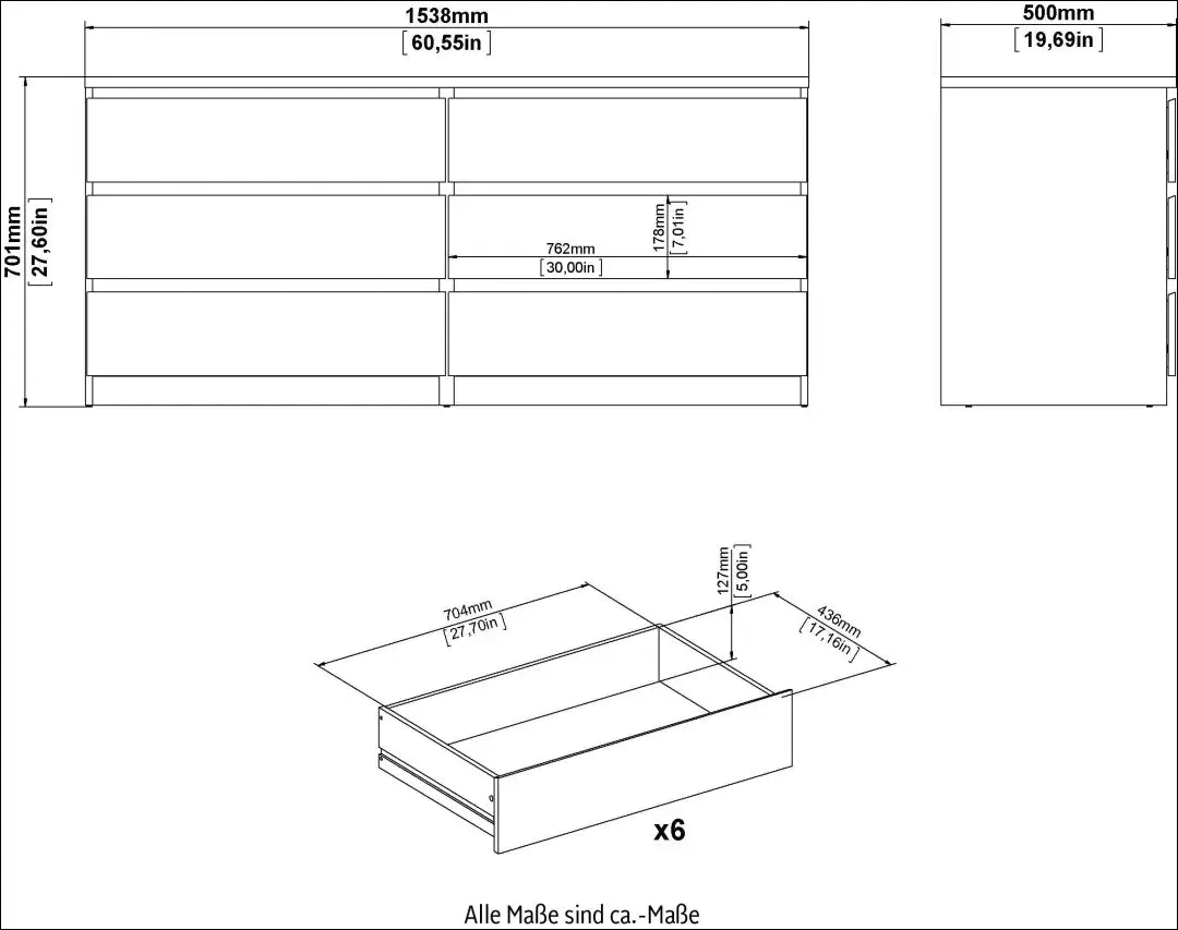Komoda SI2067 - €190 Save 50% 100-200, __label:Pristatymas 1-2 d.d., biuro-baldai, color-juoda, komodos €100 to €200