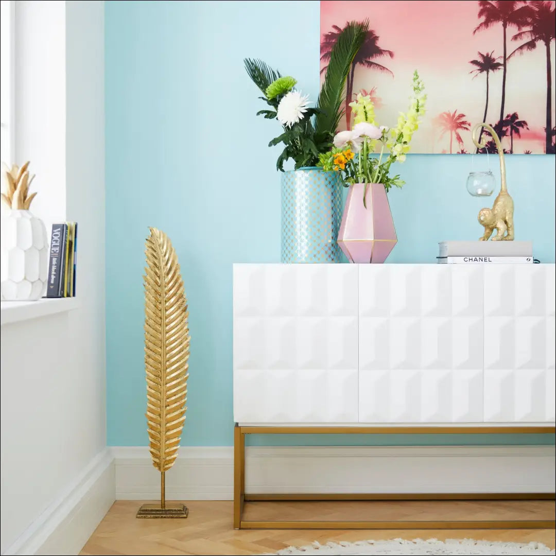 Komoda SI2083 - €115 Save 65% 100-200, __label:Pristatymas 1-2 d.d., color-auksine, color-balta, material-mdf €100