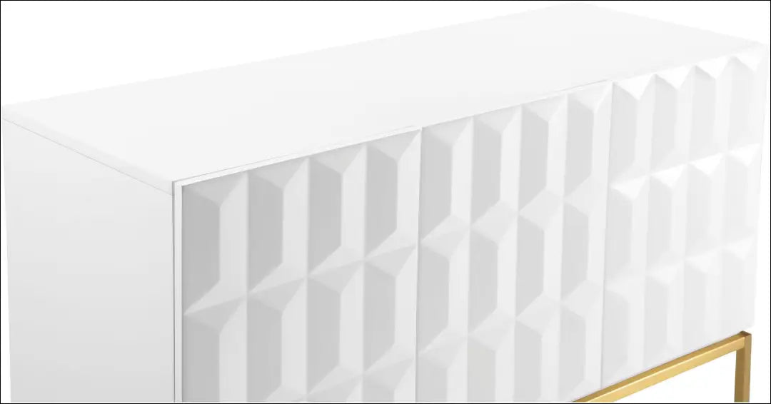 Komoda SI2083 - €115 Save 65% 100-200, __label:Pristatymas 1-2 d.d., color-auksine, color-balta, material-mdf €100