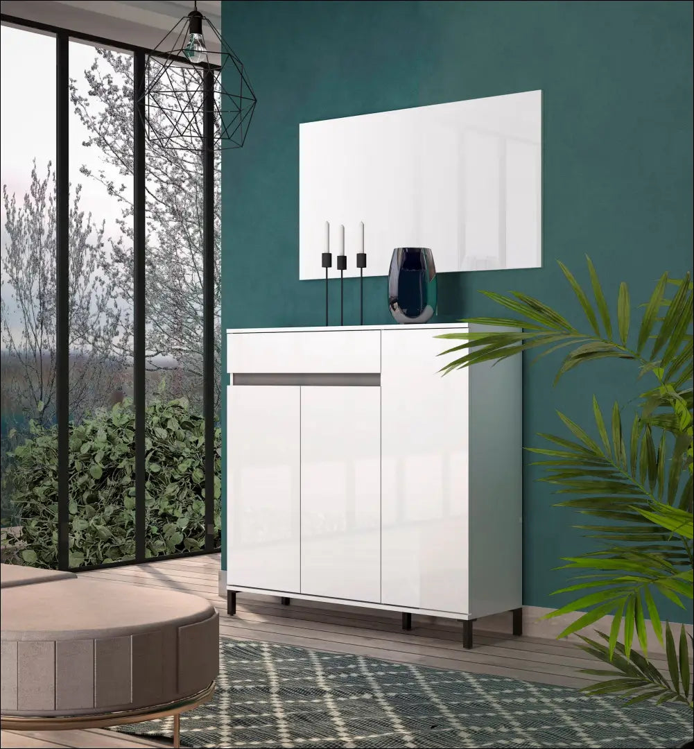 Komoda SI2103 - €160 Save 50% 100-200, __label:Pristatymas 1-2 d.d., color-balta, color-pilka, komodos €100 to €200