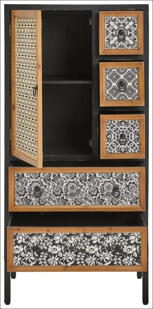 Komoda SI2158 - €180 Save 50% 100-200, __label:Pristatymas 1-2 d.d., biuro-baldai, color-juoda, color-ruda €100 to €200