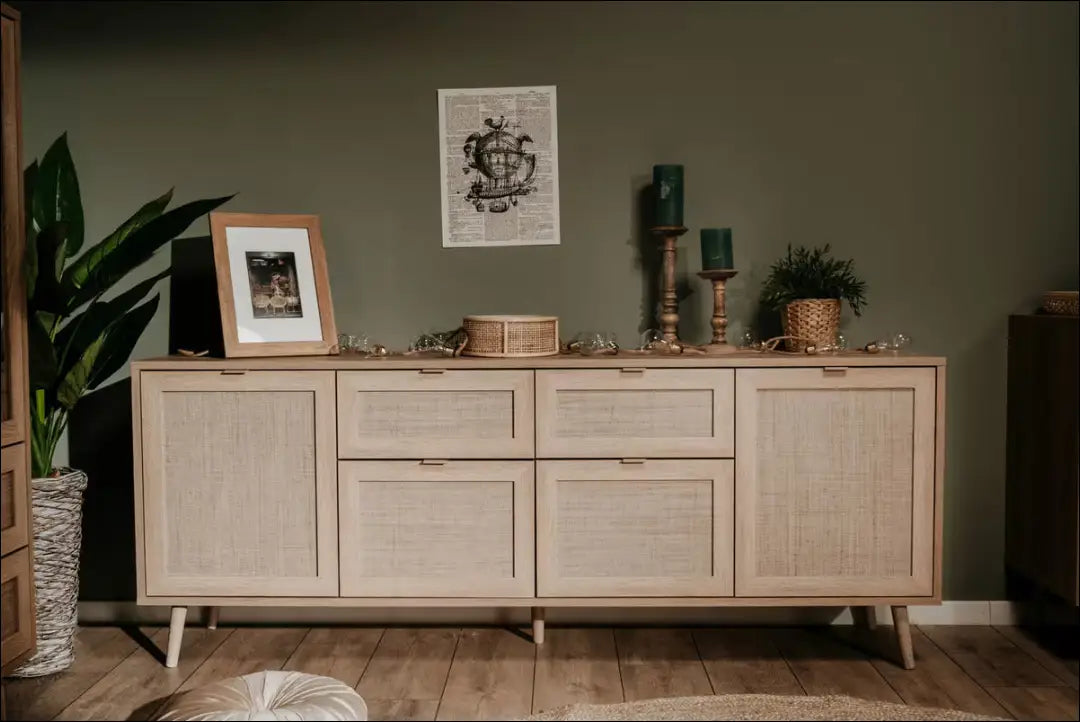 Komoda SI2161 - €260 Save 50% __label:Pristatymas 1-2 d.d., color-ruda, komodos, material-mdf, material-mediena Virš