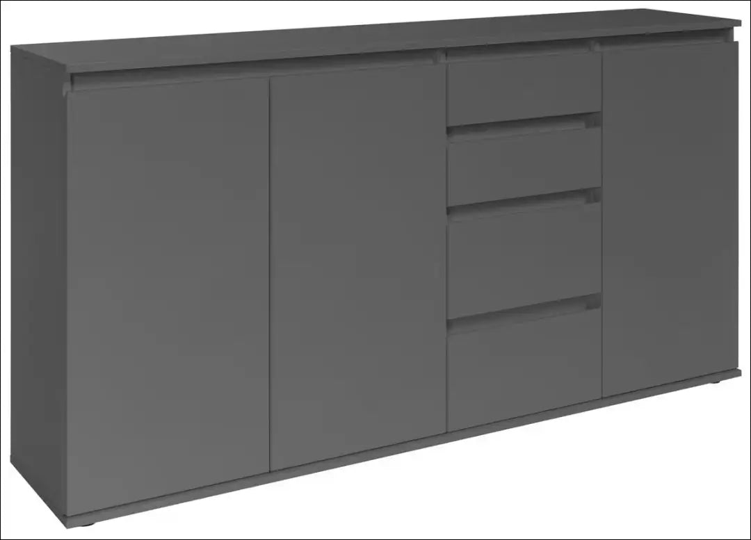 Komoda SI2177 - €130 Save 60% 100-200, __label:Pristatymas 1-2 d.d., color-pilka, material-mediena, pazeistas €100