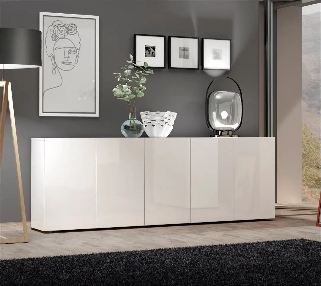 Komoda SI2188 - €220 Save 50% __label:Pristatymas 1-2 d.d., color-balta, komodos, material-mediena, miegamojo Virš €200