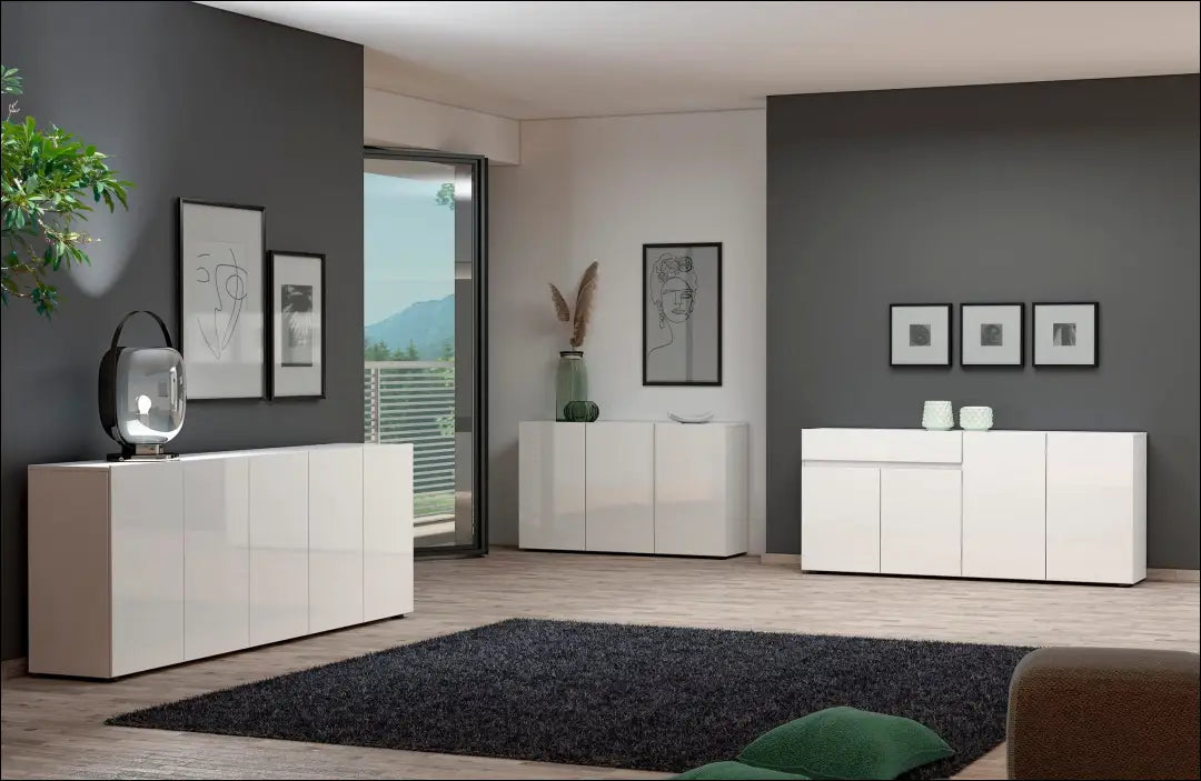 Komoda SI2188 - €220 Save 50% __label:Pristatymas 1-2 d.d., color-balta, komodos, material-mediena, miegamojo Virš €200