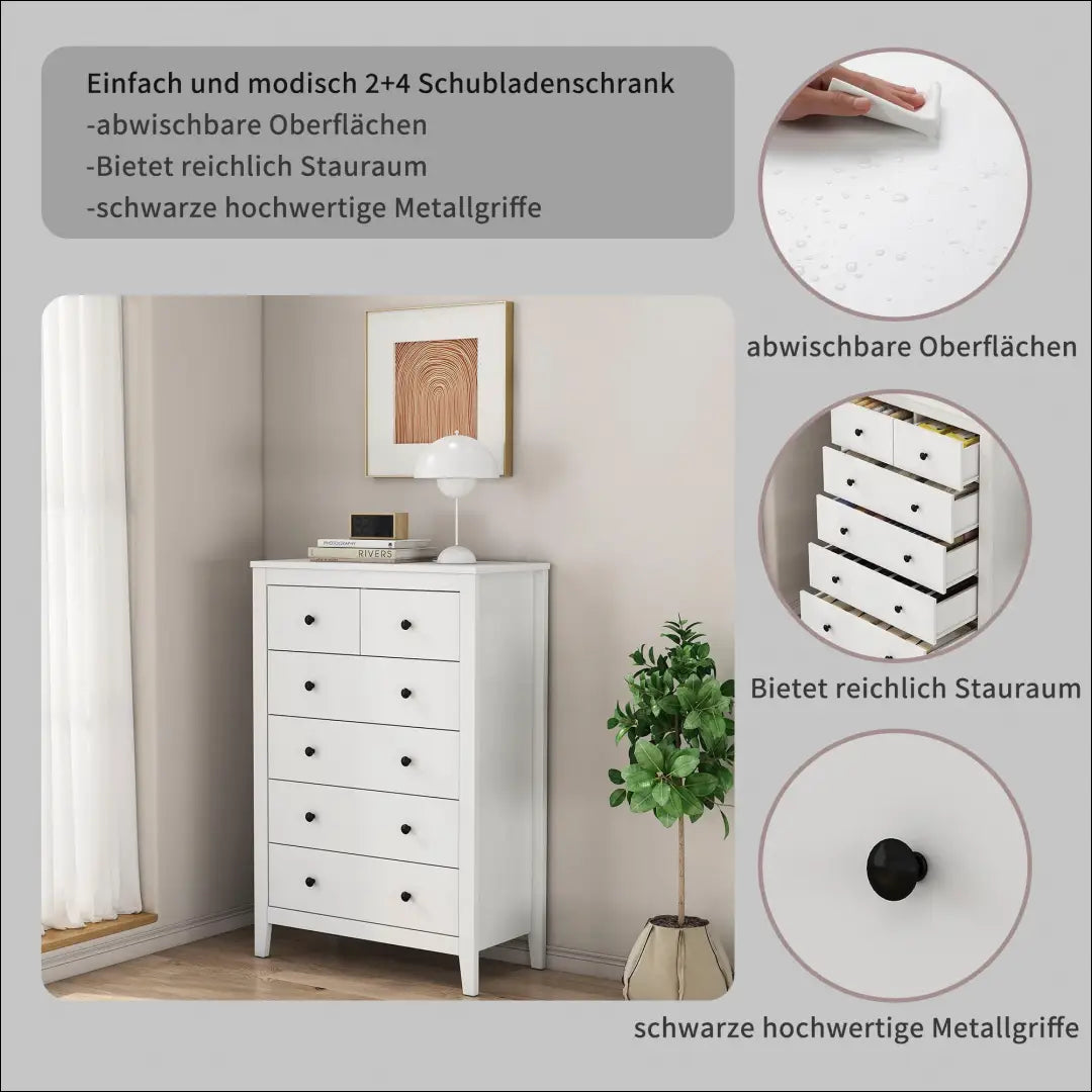 Komoda SI2252 - €170 Save 50% 100-200, __label:Pristatymas 1-2 d.d., color-balta, komodos, material-mdf €100 to €200