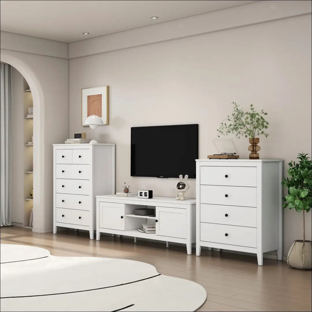 Komoda SI2252 - €170 Save 50% 100-200, __label:Pristatymas 1-2 d.d., color-balta, komodos, material-mdf €100 to €200
