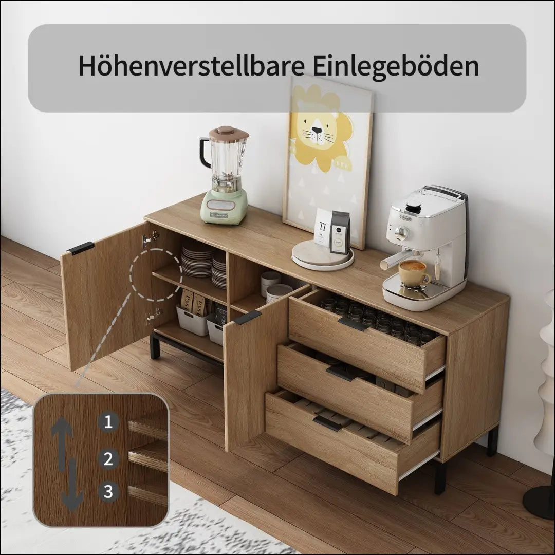 Komoda SI2254 - €220 Save 50% __label:Pristatymas 1-2 d.d., color-ruda, komodos, material-mdf, material-mediena Virš