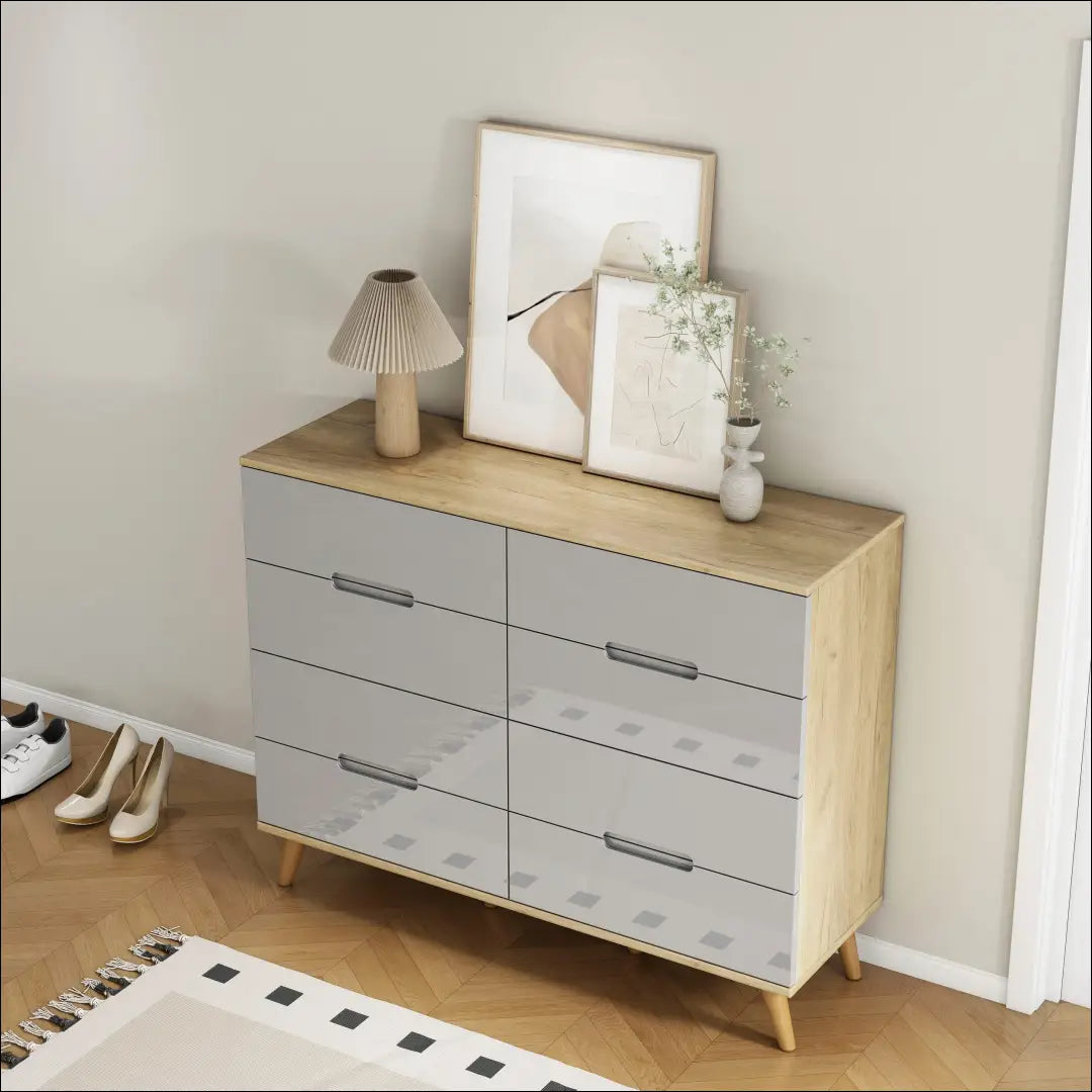 Komoda SI2261 - €240 Save 50% __label:Pristatymas 1-2 d.d., color-pilka, color-ruda, komodos, material-mdf Virš €200