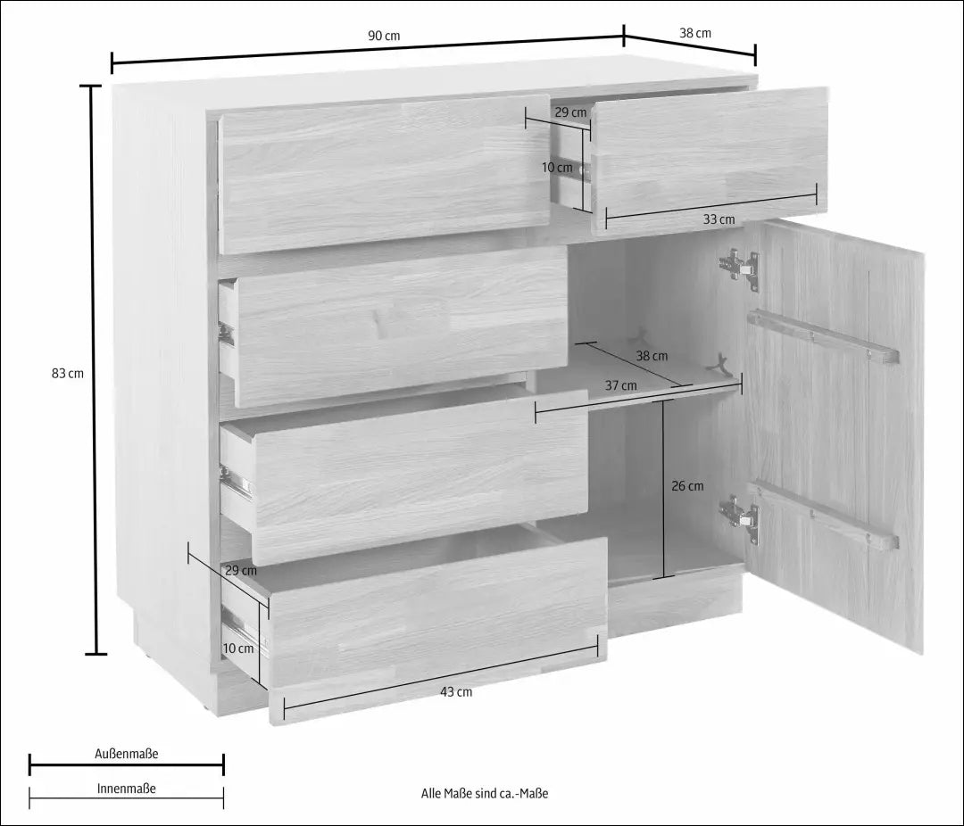 Komoda SI2262 - €260 Save 50% __label:Pristatymas 1-2 d.d., color-ruda, komodos, material-mediena,