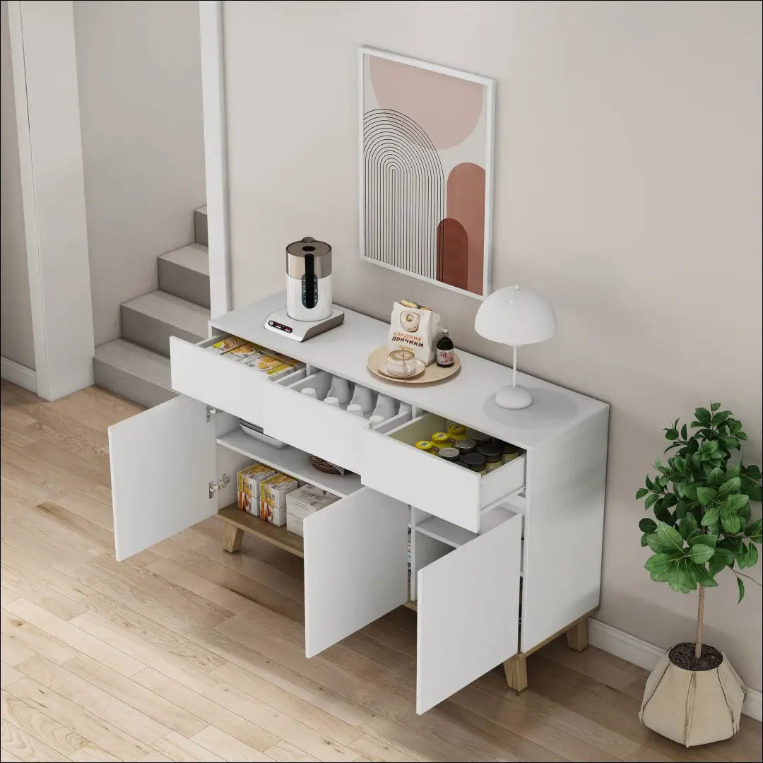Komoda SI2264 - €210 Save 50% __label:Pristatymas 1-2 d.d., color-balta, color-ruda, komodos, material-mdf Virš €200