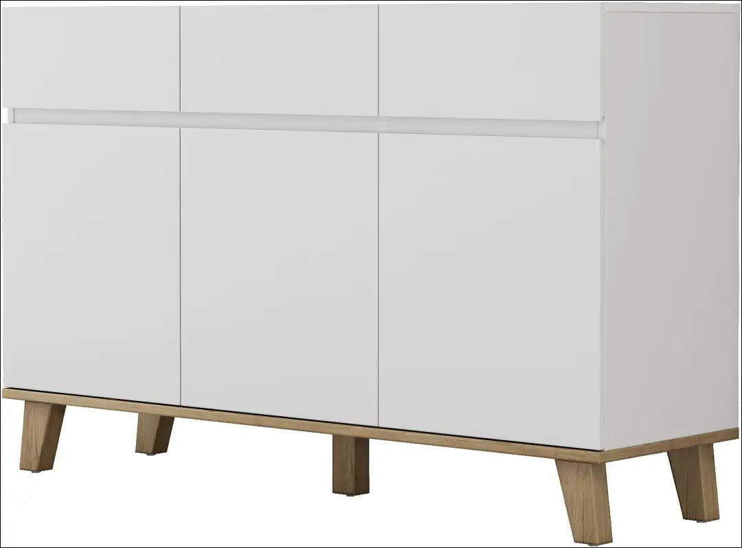 Komoda SI2264 - €210 Save 50% __label:Pristatymas 1-2 d.d., color-balta, color-ruda, komodos, material-mdf Virš €200