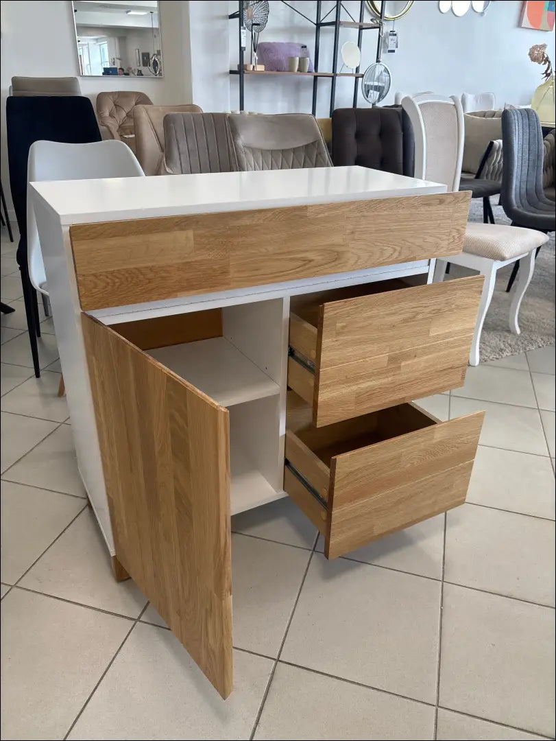 Komoda SI2290 - €240 Save 50% __label:Pristatymas 1-2 d.d., biuro-baldai, color-balta, color-ruda, komodos Virš €200