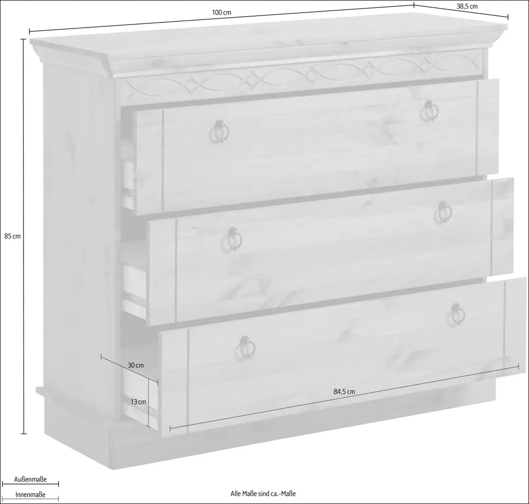 Komoda SI2343 - €170 Save 50% 100-200, __label:Pristatymas 1-2 d.d., color-ruda, komodos, material-medzio-masyvas €100