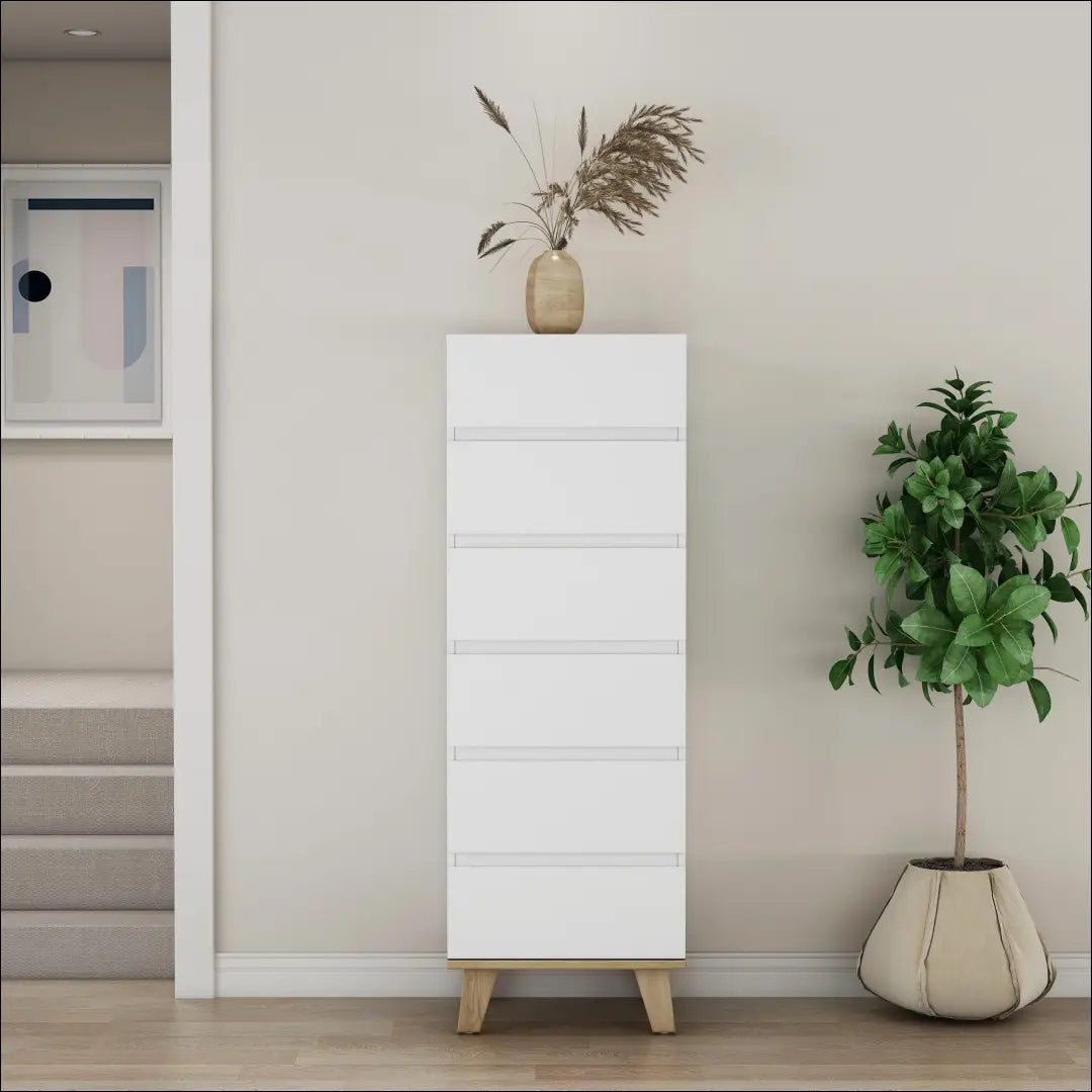 Komoda SI2352 - €95 Save 60% 50-100, __label:Pristatymas 1-2 d.d., color-balta, color-ruda, material-mdf €50 to €100