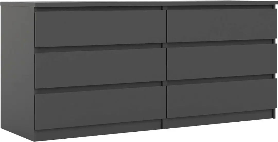 Komoda SI2360 - €210 Save 50% __label:Pristatymas 1-2 d.d., color-juoda, komodos, material-mediena, miegamojo Juoda