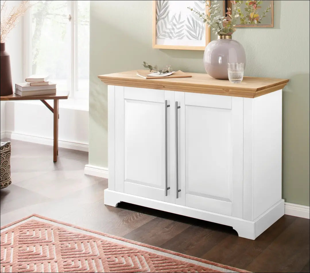 Komoda SI2365 - €160 Save 50% 100-200, __label:Pristatymas 1-2 d.d., biuro-baldai, color-balta, color-ruda Balta