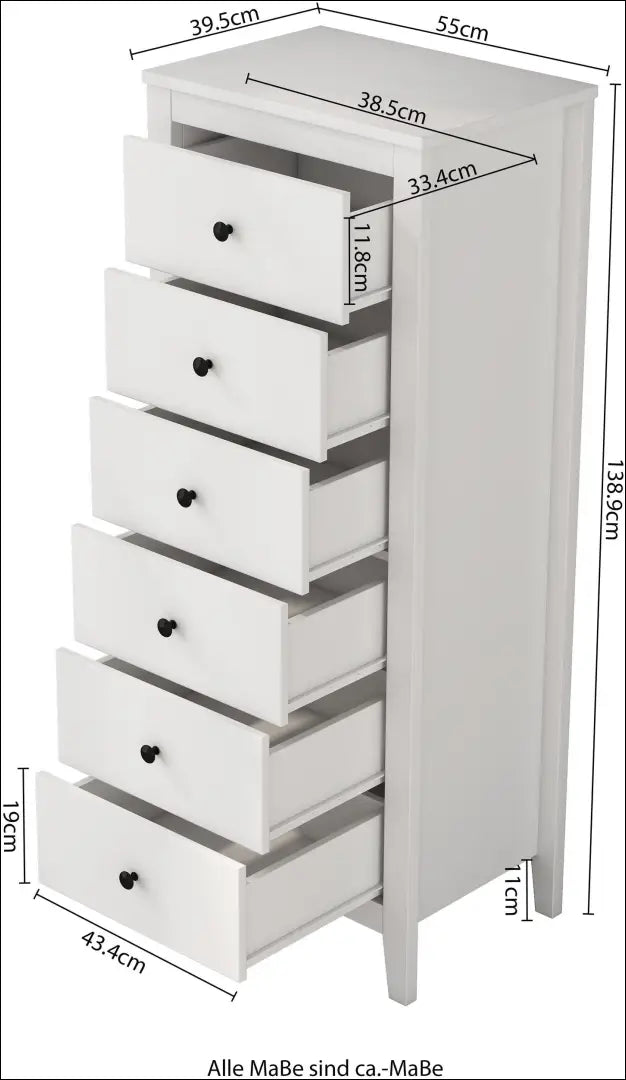 Komoda SI2376 - €112 Save 50% 100-200, __label:Pristatymas 1-2 d.d., biuro-baldai, color-balta, komodos Balta Dressers