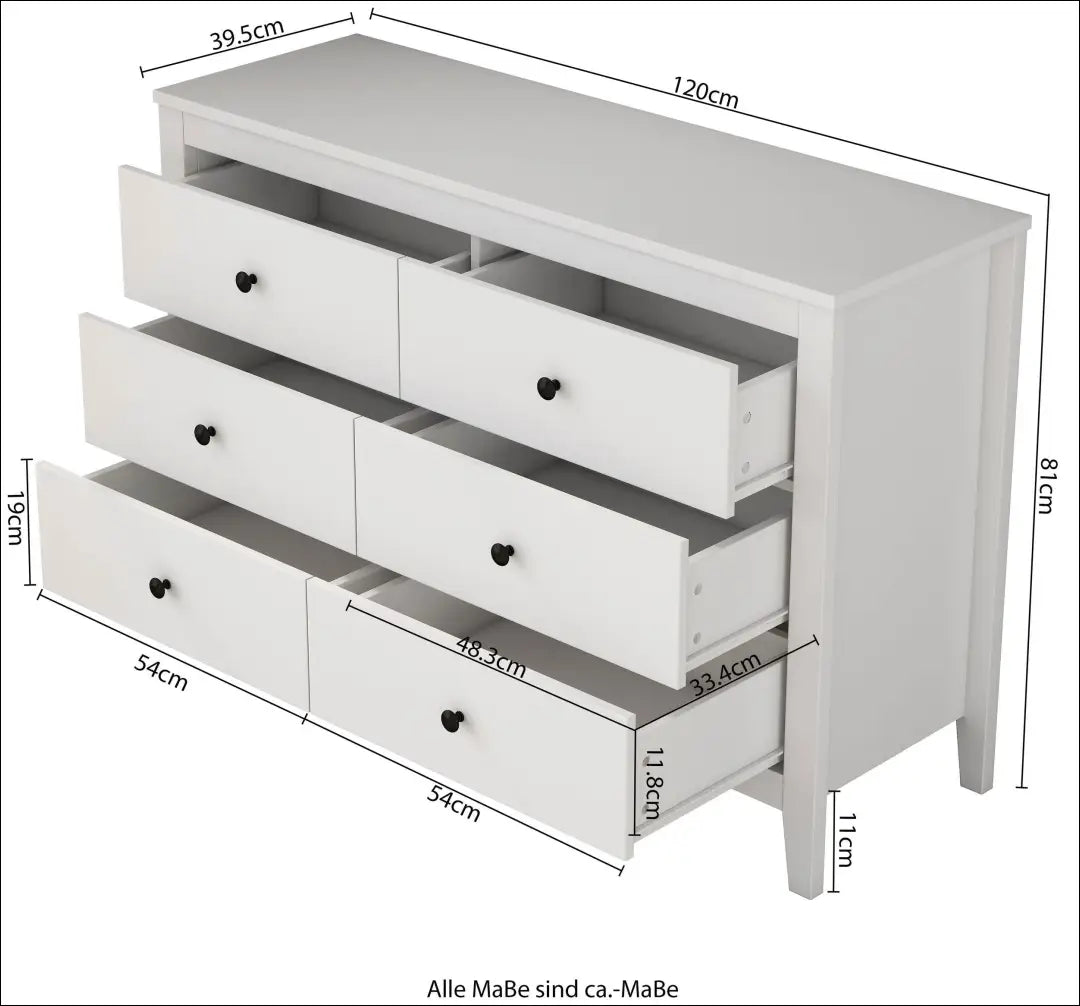 Komoda SI2378 - €205 Save 50% __label:Pristatymas 1-2 d.d., color-balta, komodos, material-mediena, miegamojo Balta