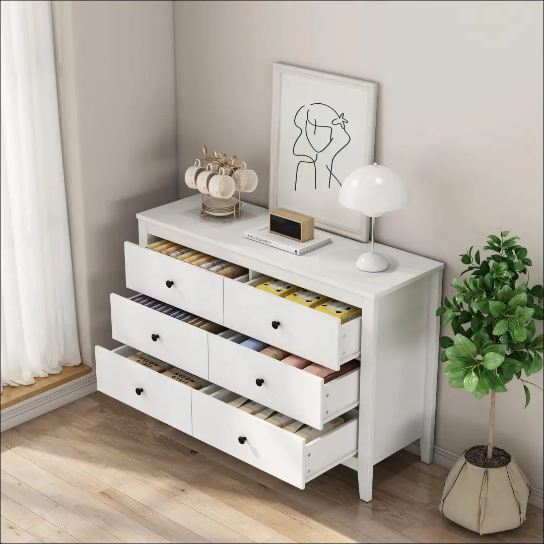 Komoda SI2378 - €205 Save 50% __label:Pristatymas 1-2 d.d., color-balta, komodos, material-mediena, miegamojo Balta