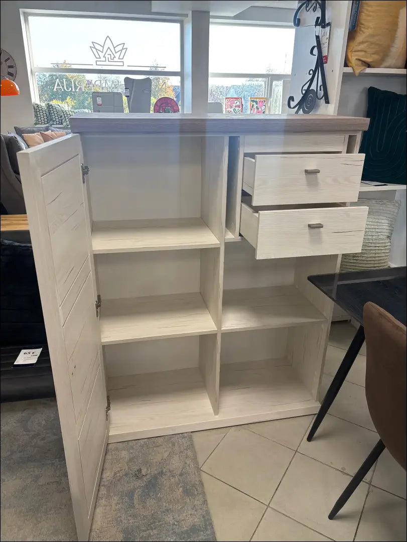 Komoda SI2430 - €145 Save 50% 100-200, __label:Pristatymas 1-2 d.d., color-balta, color-ruda, komodos Balta Dressers