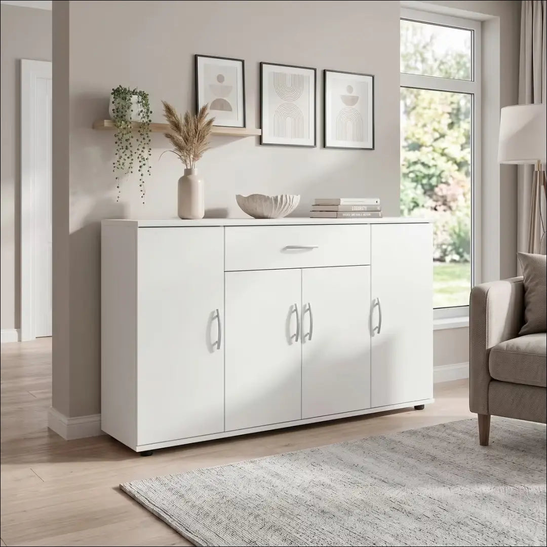 Komoda SI2448 - €40 Save 65% 25-50, __label:Pristatymas 1-2 d.d., color-balta, material-mediena, pazeistas Balta