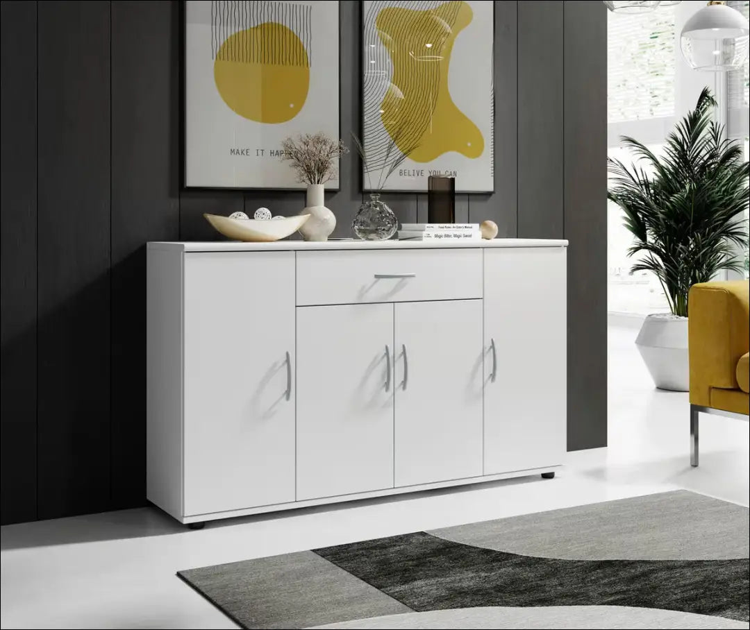 Komoda SI2448 - €40 Save 65% 25-50, __label:Pristatymas 1-2 d.d., color-balta, material-mediena, pazeistas Balta