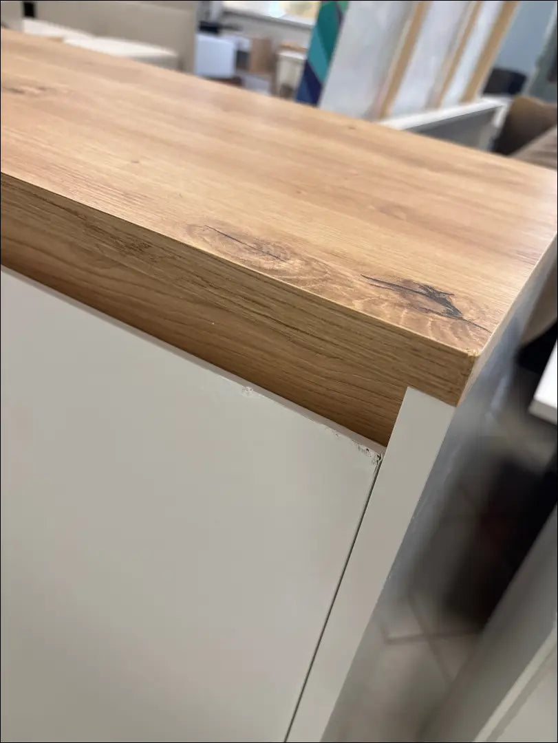 Komoda SI2455 - €69 Save 80% 50-100, __label:Pristatymas 1-2 d.d., color-balta, color-ruda, material-mediena Balta