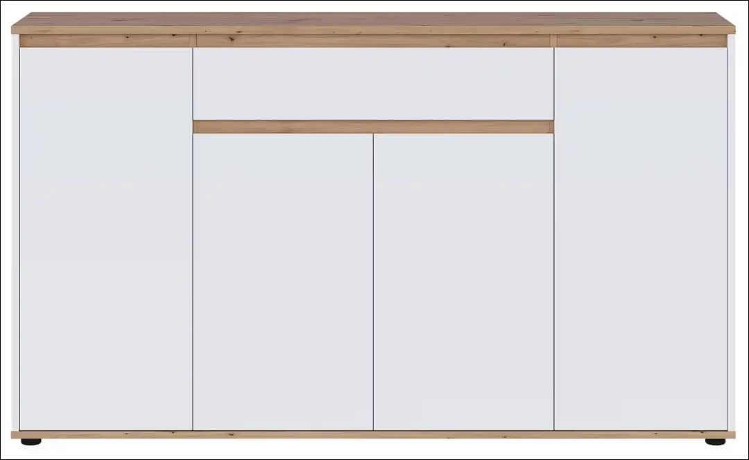 Komoda SI2455 - €69 Save 80% 50-100, __label:Pristatymas 1-2 d.d., color-balta, color-ruda, material-mediena Balta