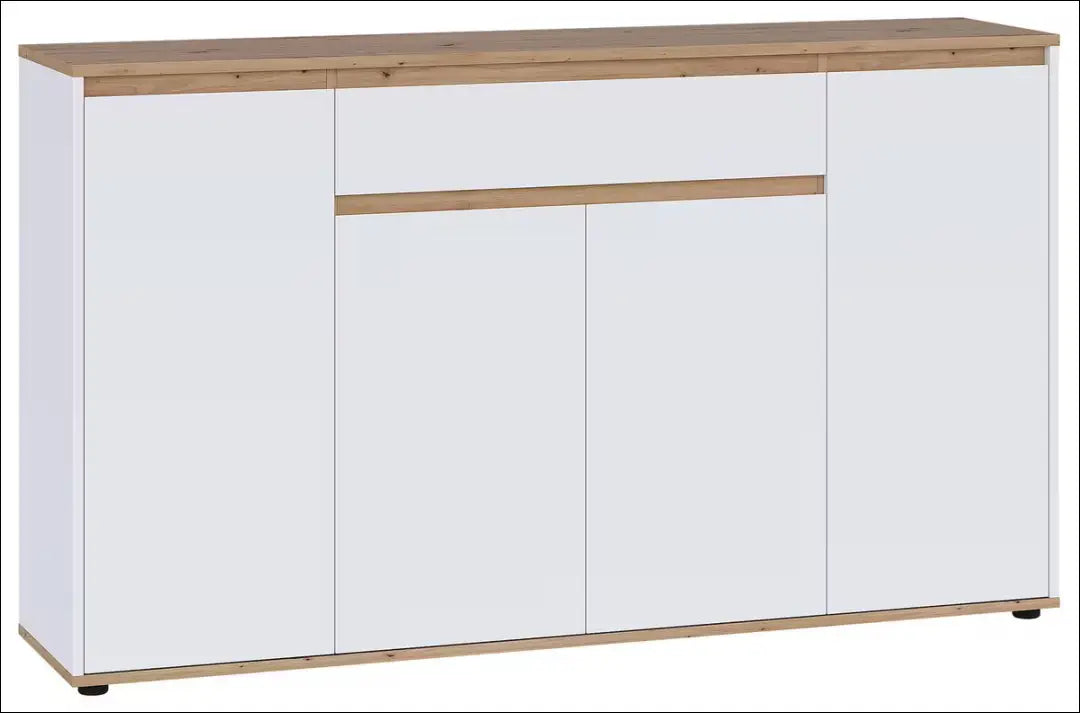 Komoda SI2455 - €69 Save 80% 50-100, __label:Pristatymas 1-2 d.d., color-balta, color-ruda, material-mediena Balta