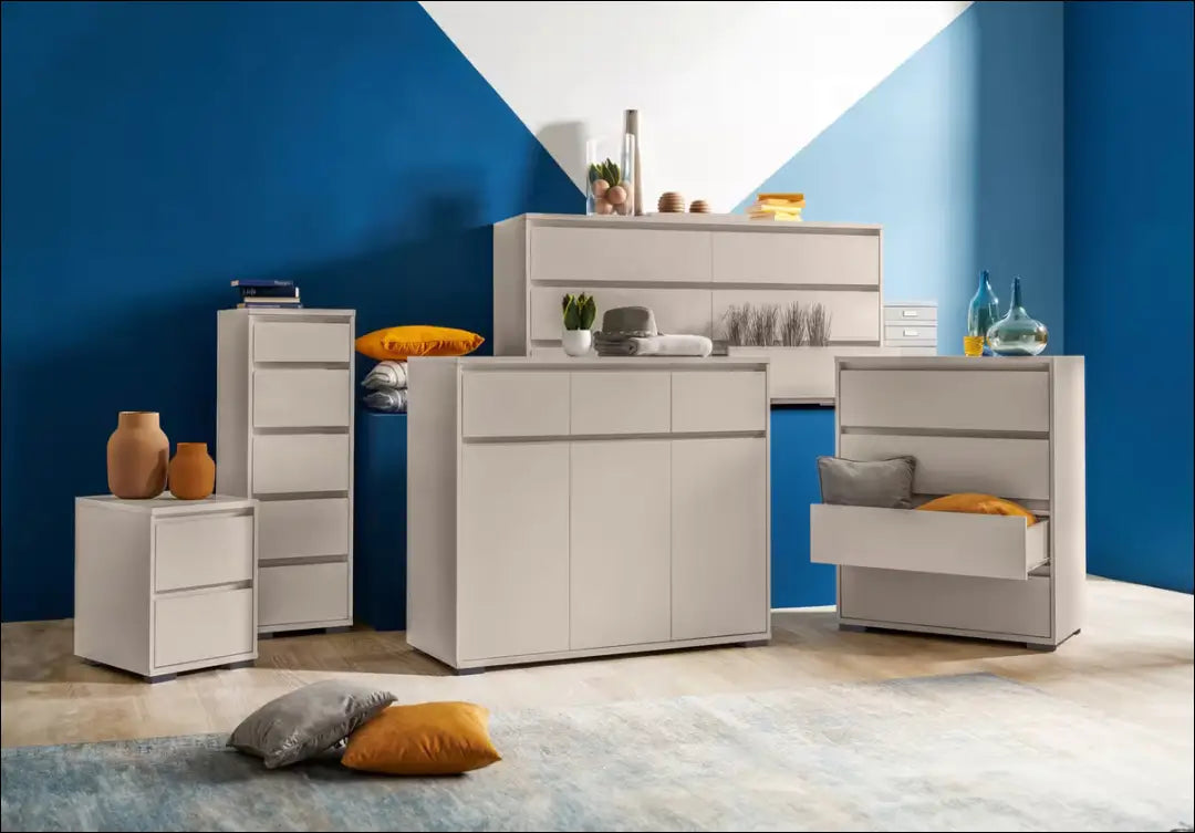 Komoda SI2456 - €65 Save 50% 50-100, __label:Pristatymas 1-2 d.d., color-smelio, komodos, material-mediena miegamojo