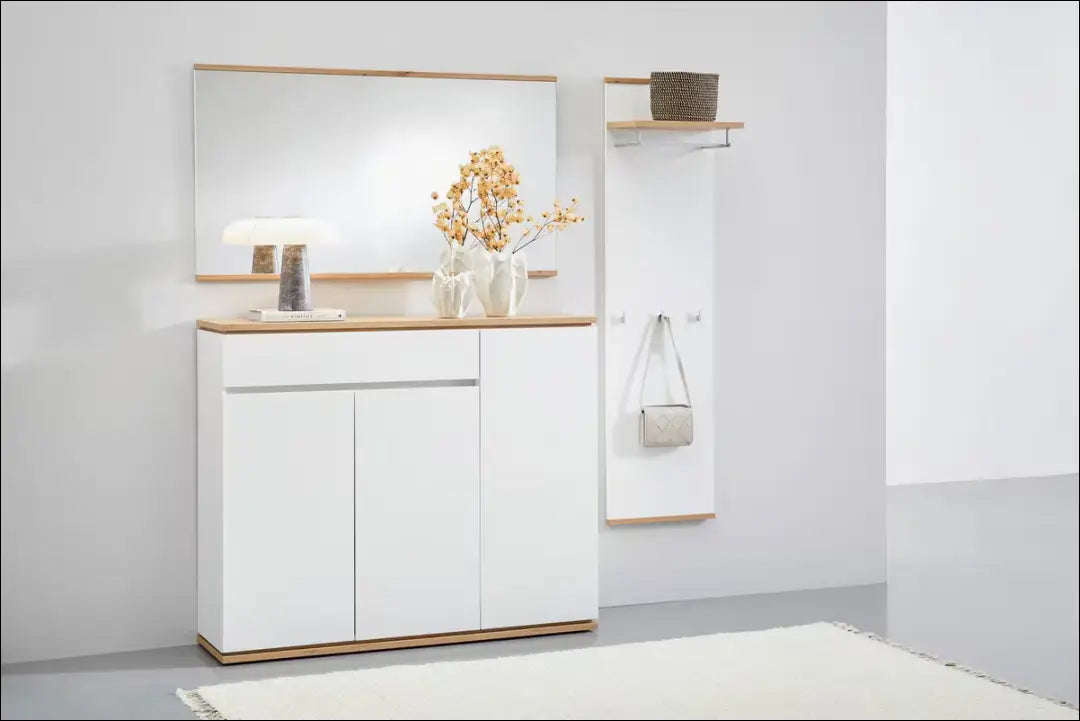Komoda SI2476 - €190 Save 50% 100-200, __label:Pristatymas 1-2 d.d., batu-lentyna, batu-spintele, color-balta Balta