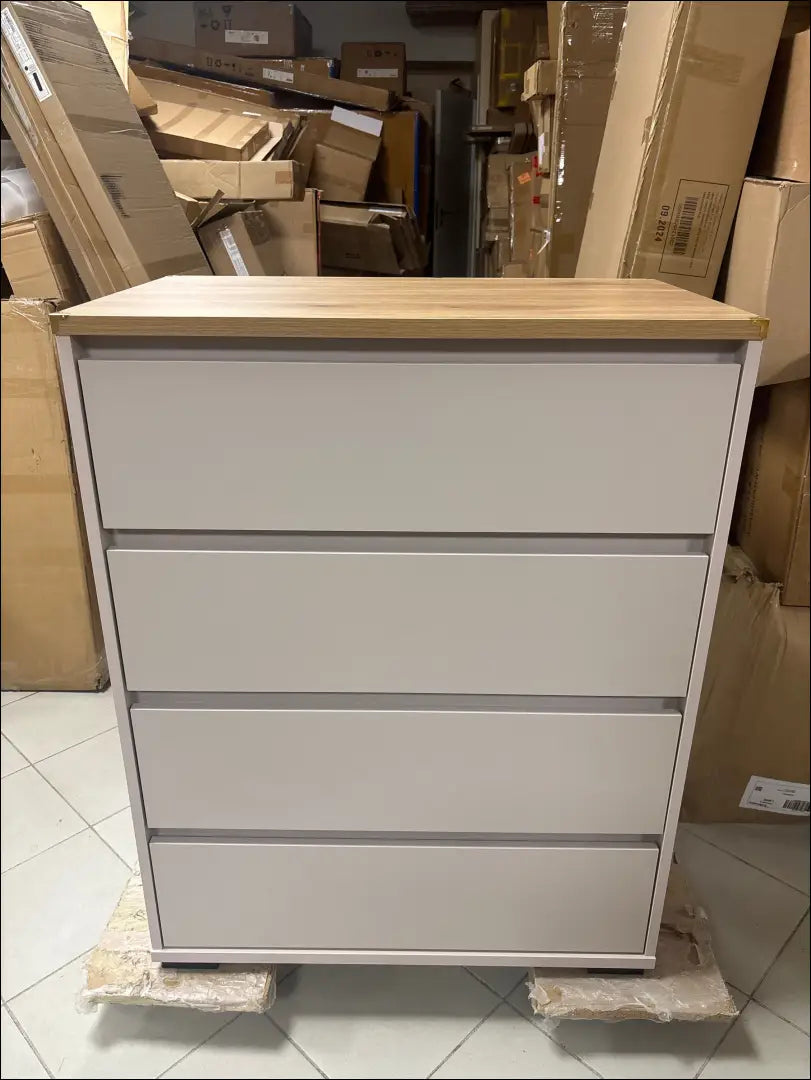 Komoda SI2483 - €49 Save 75% 25-50, __label:Pristatymas 1-2 d.d., color-ruda, color-smelio, material-mediena Grožio