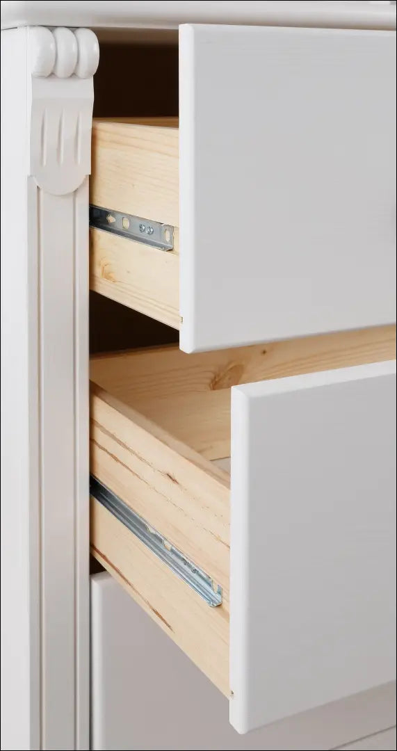 Komoda SI2487 - €170 Save 50% 100-200, __label:Pristatymas 1-2 d.d., color-balta, komodos, material-medzio-masyvas €100