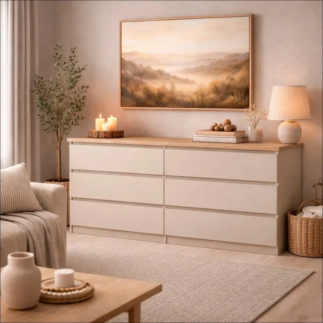Komoda SI2491 - €145 Save 50% 100-200, __label:Pristatymas 1-2 d.d., color-ruda, color-smelio, komodos miegamojo