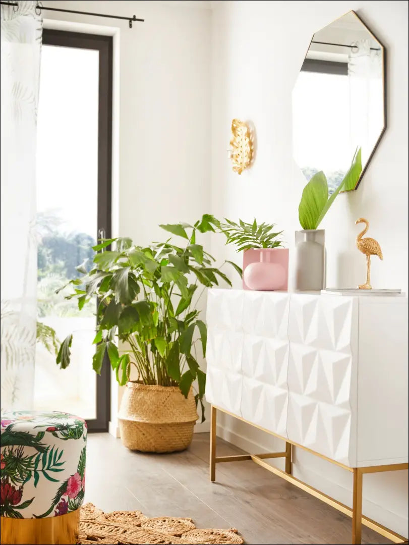 Komoda SI2493 - €110 Save 65% 100-200, __label:Pristatymas 1-2 d.d., color-auksine, color-balta, material-mdf €100