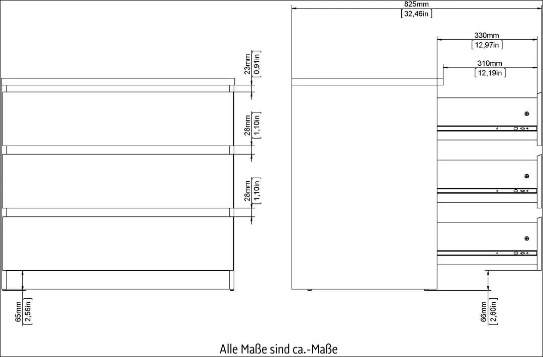 Komoda SI2496 - €35 Save 75% 25-50, __label:Pristatymas 1-2 d.d., color-juoda, material-mediena, pazeistas €25 to €50
