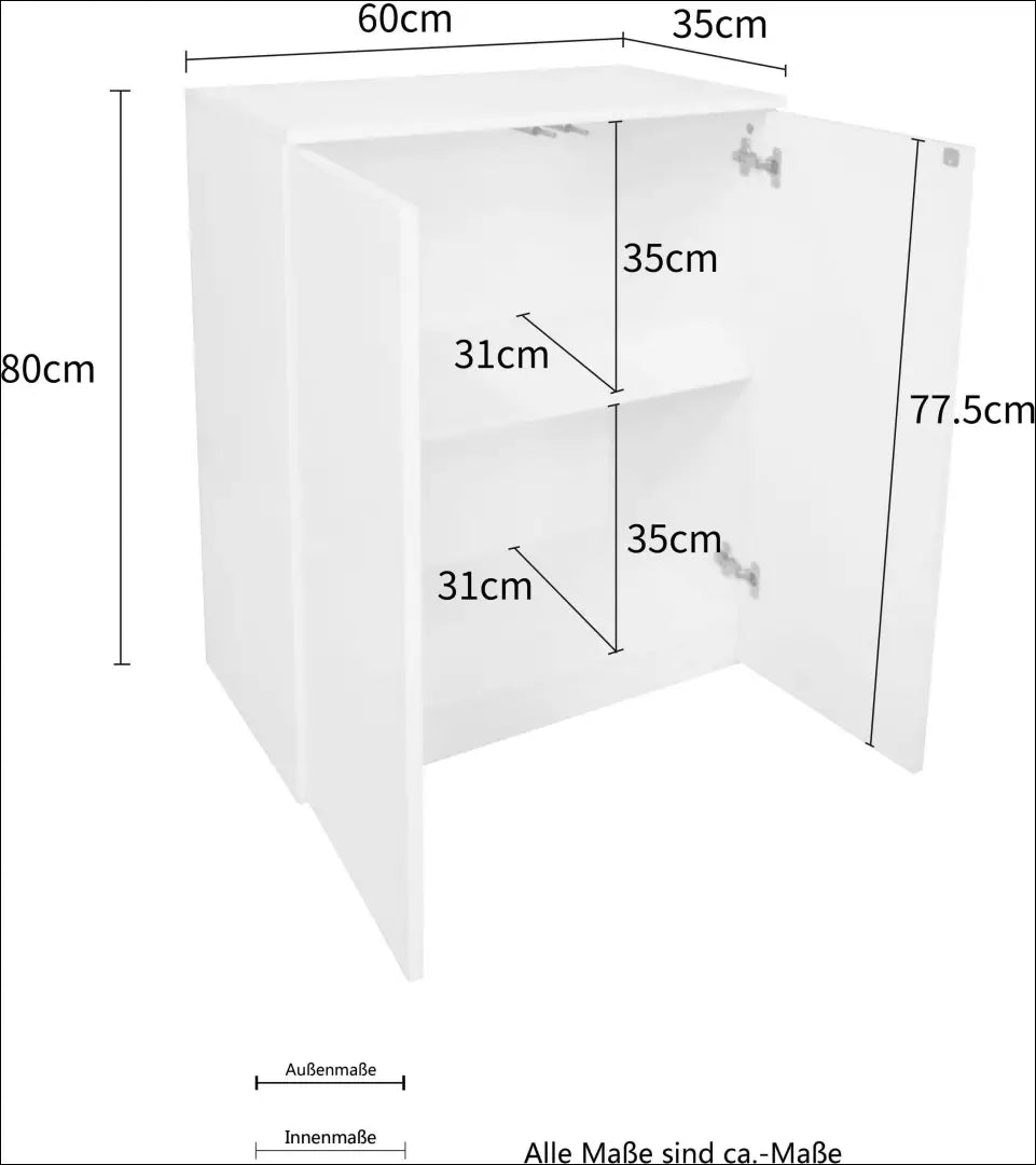 Komoda/spintelė SI2325 - €60 Save 50% 50-100, __label:Pristatymas 1-2 d.d., biuro-baldai, biuro-lentynos, color-balta